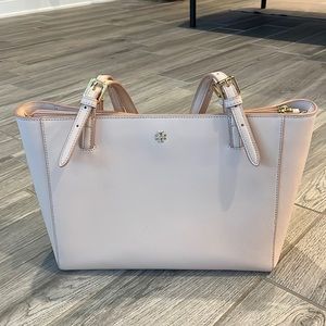 Tory Burch York Saffiano Leather Tote Pink